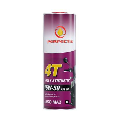 PERFECTIS 4T MOTORBIKE ENGINE OIL, JASO MA2, 15w50